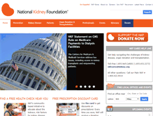 Tablet Screenshot of kidney.org